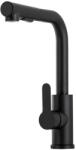 Gamma Side2 Mosogató Csaptelep - Kihúzható zuhanyfej, Matt Fekete (BSE2-BK) - rent-xgranit