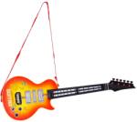 MultiStore HC566237 Gyermek elektromos rock gitár, LED fények, oktató mód, narancsszín