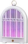 VERK GROUP 24604 Elektromos rovarcsapda UV fénnyel, felakasztható, 2 üzemmód, USB, fehér