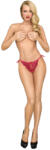  Penthouse Too Hot To Be Real - masnis slip bugyi - (piros) - L/XL - pirospillango