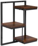 ModernHOME ME-ATS05 3 szintes fali polc, sötét fa