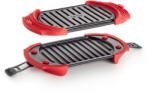 Lékué Grill pentru cuptorul cu microunde Lekue 1009081, 25, 2 x 14, 8 x 5, 4 cm, Silicon platinat, Otel cu acoperire antiaderenta, 0 /+240 °C, Roșu (1009081)