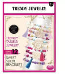  Ékszerkészítő szett virág alakú dobozzal - rózsaszín (7198321)