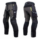 W-TEC Motoros nadrág W-TEC Daimick, kivehető 1. szintű CE térdvédő, kivehető szigetelő bélés, AirVent System, fényvisszaverő elemek fekete-szürke XXL (30461-XXL)