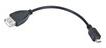 Lanberg Cablu adaptor OTG Lanberg Micro USB 0 15m Negru (OEM-0006)