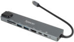 Spacer Docking station Spacer 8 in 1 USB-C HDMI Gigabit (SPDS-TYPEC-CHUPSG8)