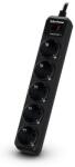 CyberPower Prelungitor CyberPower B0520SC0-DE 5 prize 350 J 1.8 m negru (B0520SCO-DE)