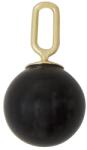 Design Letters pandantiv din argint placat cu aur 99KK-AKDAA1_GLD (90302021BLACKAGATE)