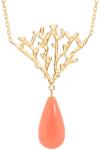 Lilou colier placat cu aur PPYA-AKD1NE_GLD (253/380/LAN/KOR/48/PO)