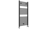Lazzarini SANREMO törölközőszárító radiátor, egyenes, matt fekete 500x1420mm (380944)