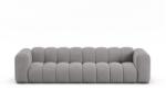 Micadoni Сив шенилов диван 290 cm Lupine - Micadoni (MIC_4S_214_F1_LUPINE6)