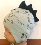  Minimanó Pamut sapka (40) - zöld dinó