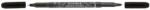 Centropen CD marker 2 capete, 0.6/2.5mm, negru, CENTROPEN 3616 (CE361601)