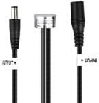 V-TAC DC12V beépíthető érintőkapcsoló + dimmer - SKU 3341 (3341)