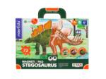 mierEdu Joc magnetic educativ -Stegosaurus (ME0542) Jucarii de constructii magnetice
