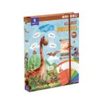mierEdu Joc educativ magnetic - Totul despre Dinozauri (ME098) Jucarii de constructii magnetice