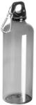  Kulacs műanyag 600ml sport ivópalack, alumínium karabinerrel, sötétszürke 6, 9 x 21, 5cm