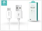 DEVIA Smart Cable USB - micro USB adat- és töltőkábel 1 m - Fehér (ST991364) (ST991364)