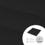  ReFlex Playzone30 esésvédő gumilap - 3x50x50 cm, fekete