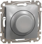 Schneider Electric Schneider SDD113382 SEDNA WISER Univerzális, forgatógombos, LED fényerőszabályzó, alumínium (SDD113382)