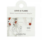 Ancient Wisdom NYMPH gyűrű szett - Love & Flame (NyRing-04)