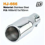 AUTOLIFE Kipufogóvég csapott kerek KPV-HJ666 (3632_alf)