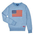 Ralph Lauren Pulóverek SWEATER-PULLOVER Kék 18 / 20 Jahre