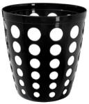 Dayco Metal Műanyag irodai szemetes fekete 12 L (0122B) - everyo