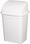 PLANET Billenőfedeles szemetes kuka, műanyag, luxury, fehér, 4 L (UP113)