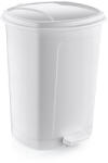 Özer Plastik Műanyag pedálos szemetes, fehér 50L (D095X24) - everyo