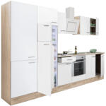 Leziter Yorki 330 konyhabútor alsó sütős, felülfagyasztós hűtős kivitelben (L330STFH-SUT-PSZ-FF)