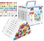 Deli 14- Sketch marker Deli kétvégű 80 darabos - 70803-80