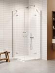 NEW TRENDY Nesta KRÓM két ajtós szögletes zuhanykabin Méret: K-3666 100x80x200