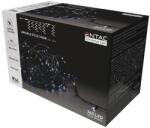 KORLEAND Karácsonyi sorolható jégcsap LED fényfüzér (8m/360 LED) hideg fehér, kül- és beltéri, adapter nélkül