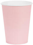  Egyszínű világos rózsaszín papír pohár 250 ml, 6 db/csomag (KPP90-081S-EU2)