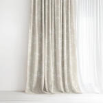 Goldea draperie decorativă luca - plante cățărătoare 160x150 cm