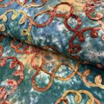  Pamutvászon TIE DYE EMBROIDERY Elise tape design C