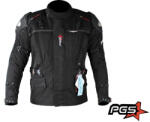Roy Geaca moto textila PGS 12-13-1650 protectii coloana, coate si umeri, culoare negru, marime M (ROY07333) - mxenduro