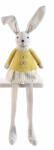 Decorer Figurina Iepuras Fetita Paste textil 11x7x60 cm (A16.16.49BDECO)