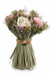 Decorer Buchet flori artificiale albe roz 15x20.5 cm (A09.04.52BDECO)