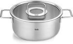 Fissler Oala Fissler Pure Collection 24 cm 39L Otel Inoxidabil Capac Sticla Inductie (086-125-24-000/0)