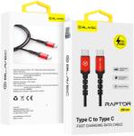 Blavec Cablu Date, Blavec, Raptor Impletit, UBS Tip C la Tip C, PD 60W 3A, 2 Metri, Negru (KABAV1654)