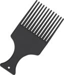 Sibel Pieptene AFRO, negru (1050)