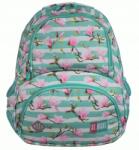 ST.RIGHT Rucsac școlar cu patru compartimente Flower Magnolia (BP-07-KWIAT-MAGNOLII)