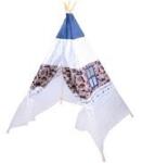 Jokomisiada Cort tip teepee pentru copii ZA3557 Tm. albastru/Alb (8698111106012)