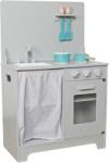 AGA Bucătărie din lemn Mini Chef cu cuptor pentru copt și veselă turcoaz Gri (MR6072) Bucatarie copii