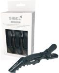Sibel Gator 3 buc. Clipsuri de păr 14cm, negre (8042)
