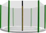 AGA Plasă de protecție 250 cm pentru 6 stâlpi Plasă neagră / Verde închis (MR1508OUT-6DG)
