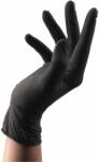 Sibel 100 buc mănuși latex negre M, medii (1717)