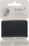 Sibel 16 buc elastice subțiri pentru păr, negre (1461)